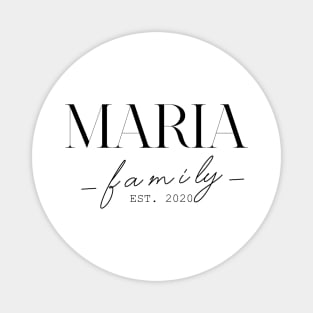 Maria Family EST. 2020, Surname, Maria Magnet